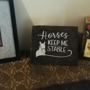 Wood decor sign